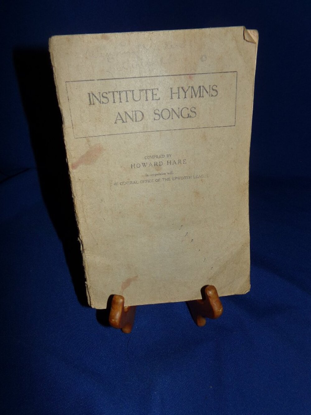 Vintage Institute Hymns and Songs - Howard Hare - 1925 Softcover Hymn Music Book